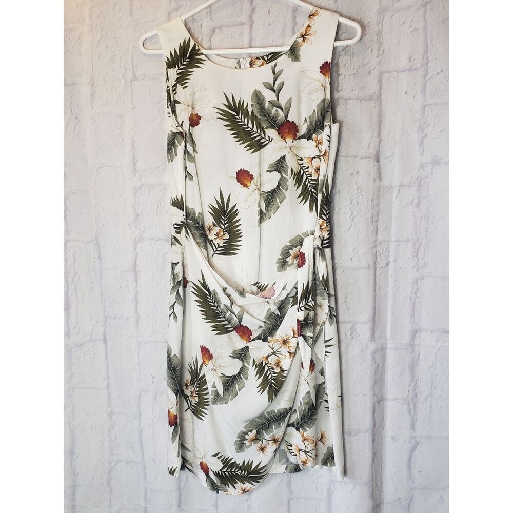 TWO PALMS Hawaiian Sarong Sleeveless Mini Dress Small